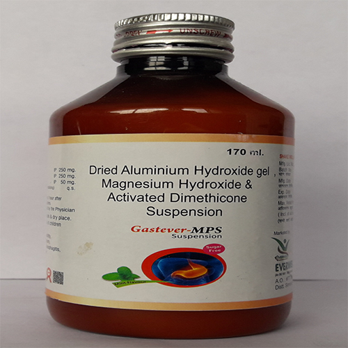 Product Name: Gastever MPS  Suspension , Compositions of Gastever MPS  Suspension  are Dried Aluminium Hydroxide gel Magnesium Hydroxide & Activated Dimethicone Suspension  - Orange Biotech Private Limited