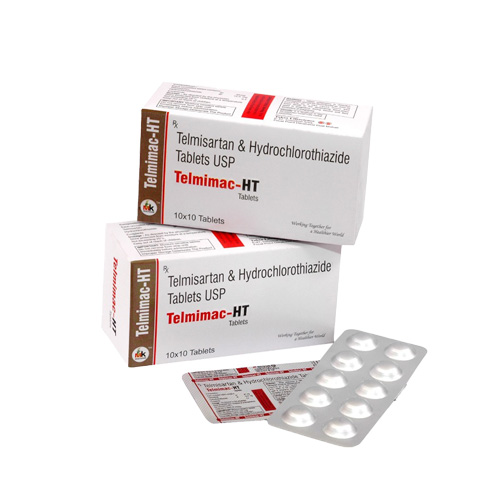 Product Name: Telmimac HT, Compositions of Telmimac HT are Telmisartan & Hydrochlorothiazide Tablets USP - MK Healthcare