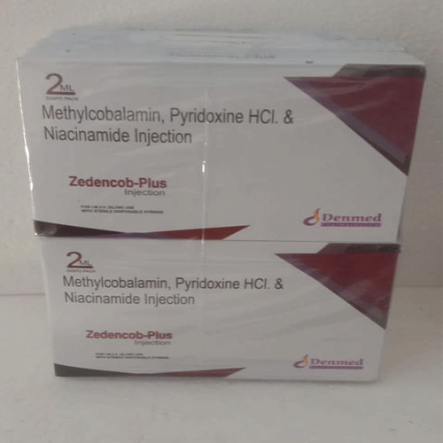 Product Name: Zedencob Plus, Compositions of Methylcobalamin, Pyridoxine HCI, & niacinamide are Methylcobalamin, Pyridoxine HCI, & niacinamide - Denmed Pharmaceutical