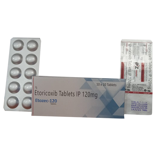 Product Name: ETOZEC 120, Compositions of Etoricoxib Tablets IP 120mg are Etoricoxib Tablets IP 120mg - Access Life Science