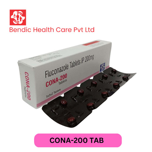 Product Name: CONA 200, Compositions of Fluconazole Tablets IP 200mg are Fluconazole Tablets IP 200mg - Bendic Healthcare Private Limited