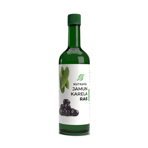 Product Name: JAMUN KARELA RAS, Compositions of - are - - Nutravel Healthcare