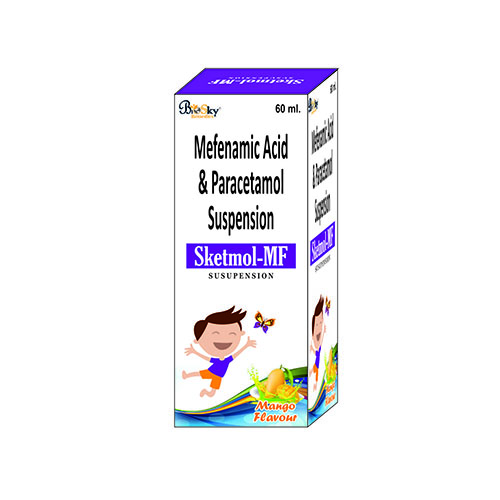 Product Name: Sketmol MF, Compositions of Sketmol MF are Mefenamic Acid & Paracetamol Suspension - Biosky Remedies