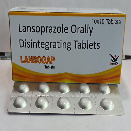 Product Name: LANSOGAP , Compositions of LANSOGAP  are Lansoprazole Orally  Disintegrating Tablets  - Orange Biotech Private Limited