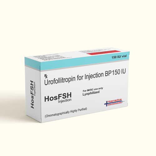 Product Name: HosFSH Injection, Compositions of HosFSH Injection are Urofollitropin for Injection BP 150 IU.  - Health Biotech Limited