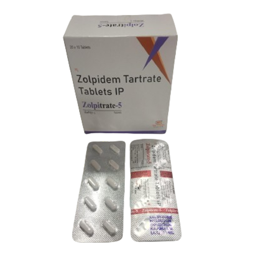 Product Name: Zolpitrate 5, Compositions of Zolpitrate 5 are Zolpidem Tartrate Tablets IP  - Holy Evolution Pharma