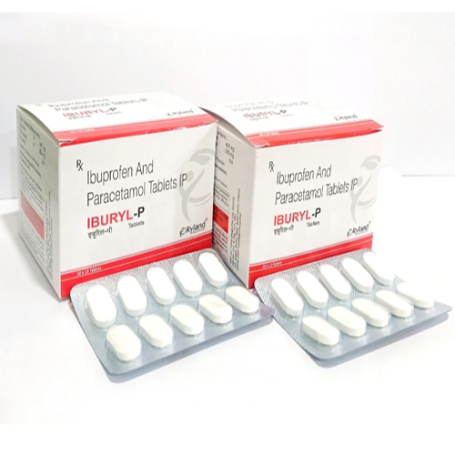 Product Name: Iburyl p, Compositions of Iburyl p are Ibuprofen And Paracetamol Tablets IP  - Ryland Health Care