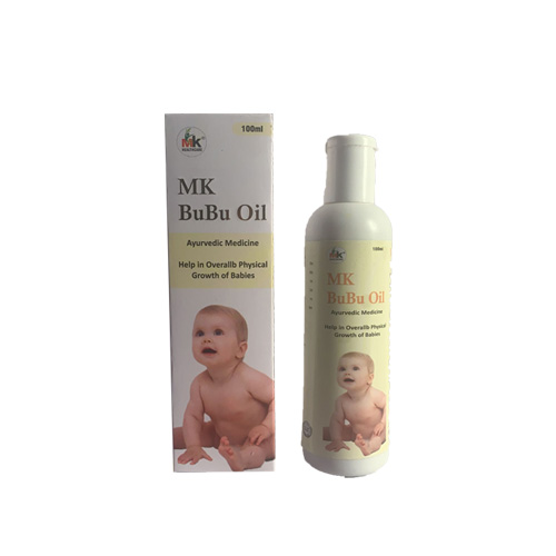 Product Name: MK BuBu Oil, Compositions of MK BuBu Oil are Ayurvedic Medicine Help in Overalls Physical Growth of Babies - MK Healthcare