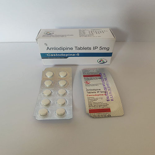 Product Name: Caslodepine 5, Compositions of Amlodipine Tablets Ip 5mg are Amlodipine Tablets Ip 5mg - Medicasa Pharmaceuticals