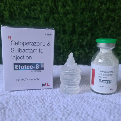 Product Name: Efotec S, Compositions of Efotec S are Cefoperazone & Sulbactam  For Injection - Medizec Laboratories