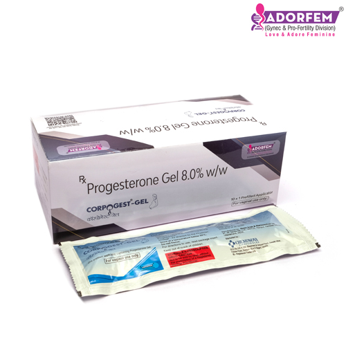 Product Name: CORPOGEST GEL, Compositions of CORPOGEST GEL are Progesterone Gel 8.0% w/w - Cheminnova Life Sciences