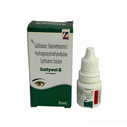 Product Name: Gattywel B, Compositions of Gattywel B are Gemifloxacin, Betamethasone c Hydroxypropylmethylcellulose Ophthalmic Solution - Zerdia Healthcare Private Limited