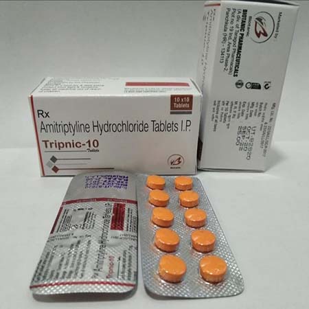 Product Name: Tripnic 10, Compositions of are Amitriptyline Hydrochloride Tabets I.P. - Biotanic Pharmaceuticals