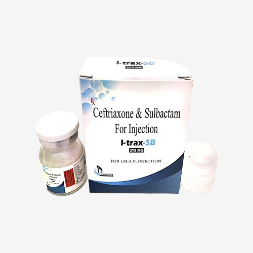 Product Name: I TRAX SB, Compositions of I TRAX SB are Ceftriaxone & Sulbactam Injection - Insta Care Lifesciences