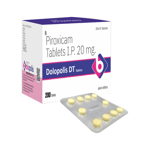 Product Name: DOLOPOLIS  DT, Compositions of DOLOPOLIS  DT are Piroxicam Tablets I.P. 20mg - Biopolis Lifesciences Private Limited