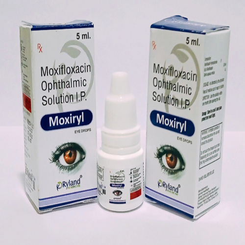 Product Name:  Moxiryl, Compositions of  Moxiryl are Moxifloxacin Ophthalmic Solution I.P. - Ryland Health Care