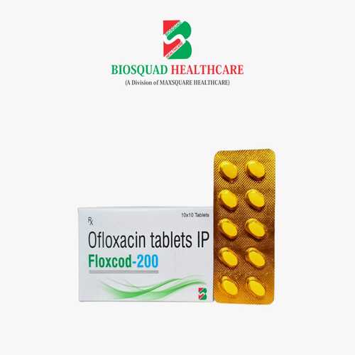 Product Name: FLOXCOD 200, Compositions of FLOXCOD 200 are Ofloxacin Tablets IP - Biosquad Healthcare