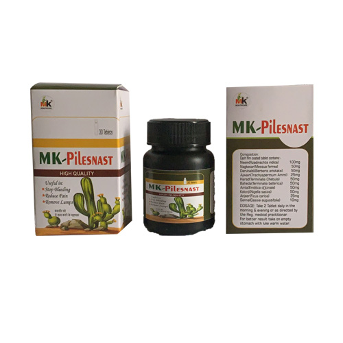 Product Name: MK PILESNAST, Compositions of - are - - MK Healthcare