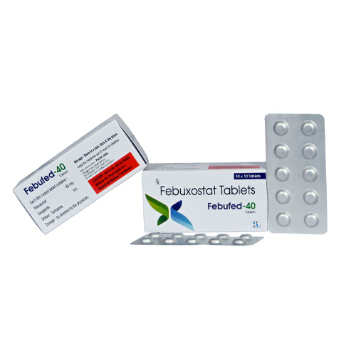 Product Name: Febufed 40, Compositions of Febufed 40 are Febuxostat Tablets - Hikona Lifesciences