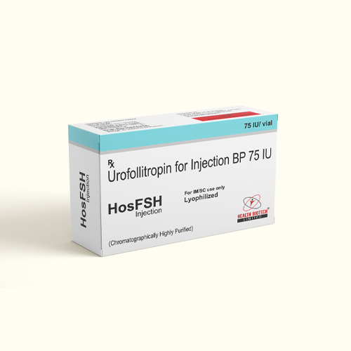 Product Name: HosFSH Injection, Compositions of HosFSH Injection are Urofollitropin for Injection BP 75 IU - Health Biotech Limited