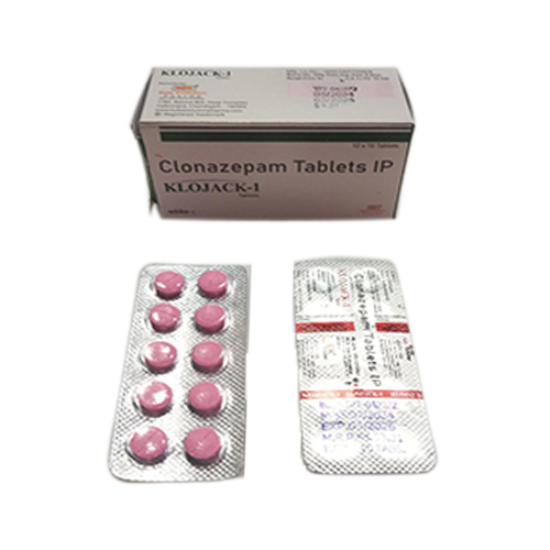 Product Name: KLOJACK 1, Compositions of KLOJACK 1 are Clonazepam Tablets IP  - Holy Evolution Pharma