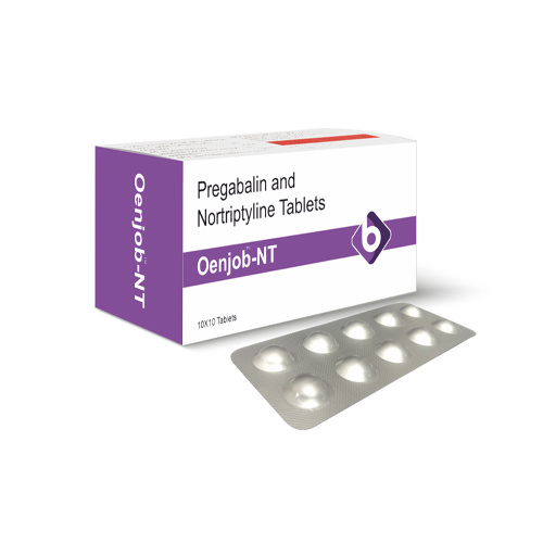 Product Name: OENJOB NT, Compositions of Pregabalin and Nortriptyline Tablets are Pregabalin and Nortriptyline Tablets - Biopolis Lifesciences Private Limited