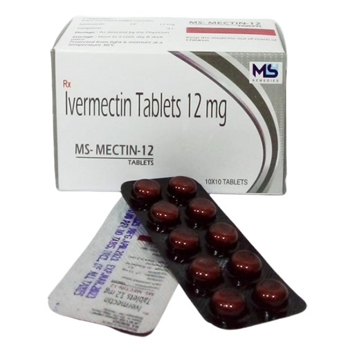 Product Name: Ms Mectin 12, Compositions of Ivermectin  Tablets 12 mg are Ivermectin  Tablets 12 mg - Mediphar Lifesciences Private Limited