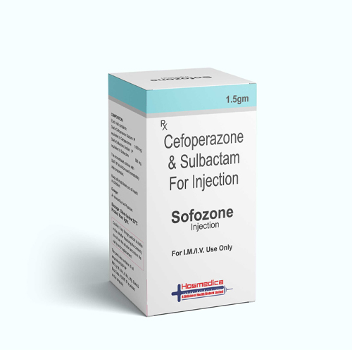 Product Name: SOFOZONE, Compositions of SOFOZONE are Cafeperazone & Sulbactam For Injection - Health Biotech Limited