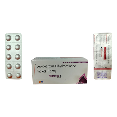 Product Name: ALLERPOSE L, Compositions of Levocetirizine Dihydrochloride Tablets IP 5mg are Levocetirizine Dihydrochloride Tablets IP 5mg - Access Life Science