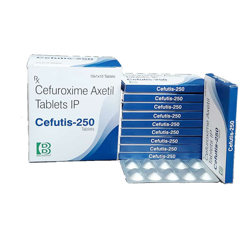 Product Name: Cefutis 250 Tablets, Compositions of Cefutis 250 Tablets are Cefuroxime Axetil Tablets IP - Bidu Biotech