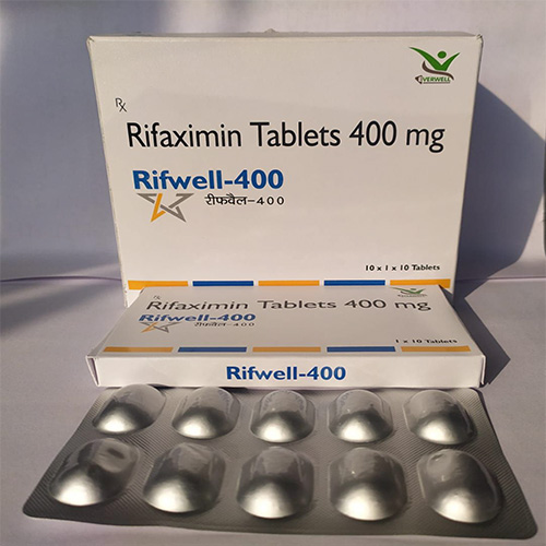 Product Name: Rifwell 400 , Compositions of Rifwell 400  are Rifaximin Tablets 400 mg  - Everwell Pharma Private Limited