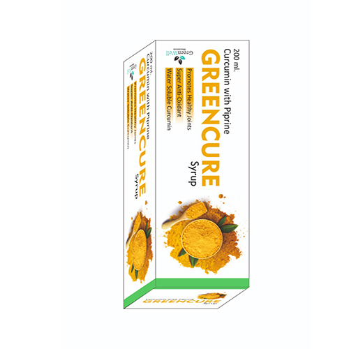 Product Name: Greencure, Compositions of Greencure are Calcium with piprine - Greenwell Lifesciences