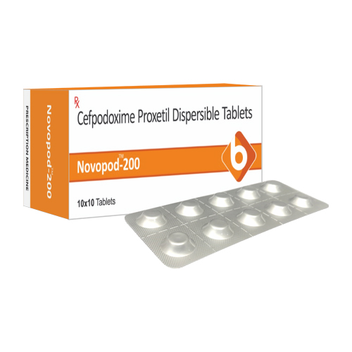 Product Name: NOVOPOD 200, Compositions of NOVOPOD 200 are Cefpodoxime Proxetil Dispersible Tablets  - Biopolis Lifesciences Private Limited