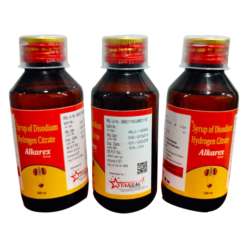 Product Name: ALKAREX, Compositions of Syrup of Disodium Hydrogen Citrate  are Syrup of Disodium Hydrogen Citrate  - Access Life Science