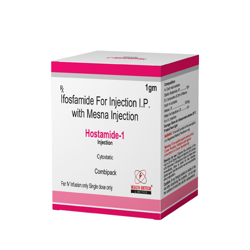 Product Name: Hostamide 1, Compositions of Hostamide 1 are Ifosfamide For Injection I.P. With Mesna Injection  - Health Biotech Limited