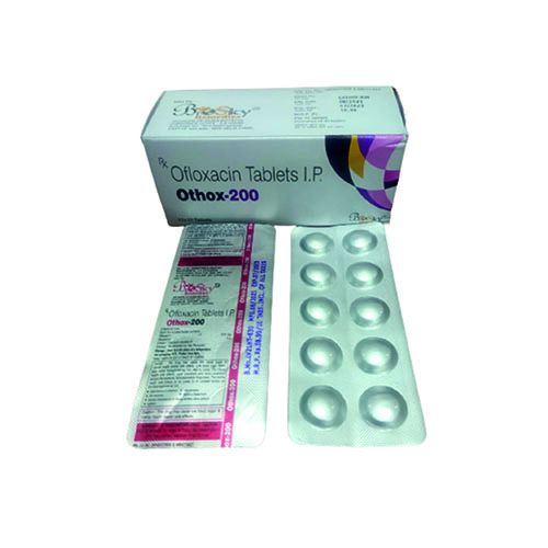 Product Name: Othox 200, Compositions of Othox 200 are Ofloxacin Tablets IP - Biosky Remedies