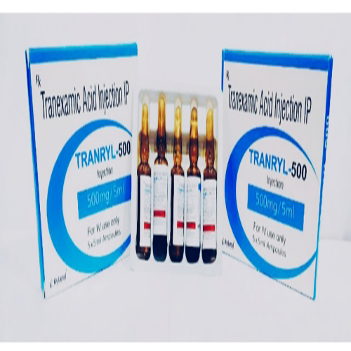 Product Name: Tranryl 500, Compositions of Tranexamic Acid Injection IP  are Tranexamic Acid Injection IP  - Ryland Health Care