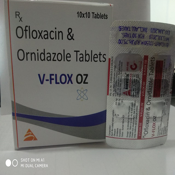 Product Name: V FLOX OZ, Compositions of V FLOX OZ are Ofloxacin ...