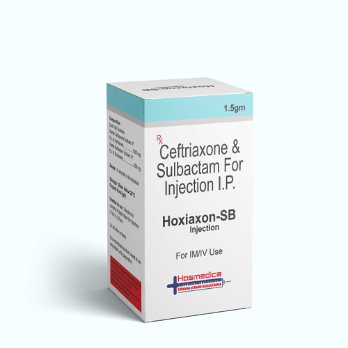 Product Name: HOXIAXON SB, Compositions of HOXIAXON SB are Ceftriaxone & Sulbactam For Injection I.P. - Health Biotech Limited