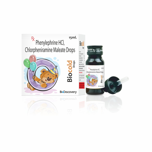 Product Name: Biocold, Compositions of Biocold are Phenylephrine HCI, Chlorpheniramine Maleate Drops - Biodiscovery Lifesciences Private Limited