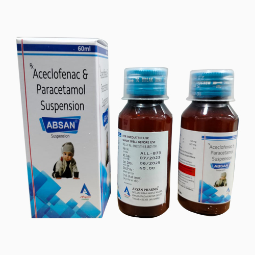 Product Name: ABSAN, Compositions of ABSAN are Acecofenac & Paracetamol Suspension - Access Life Science