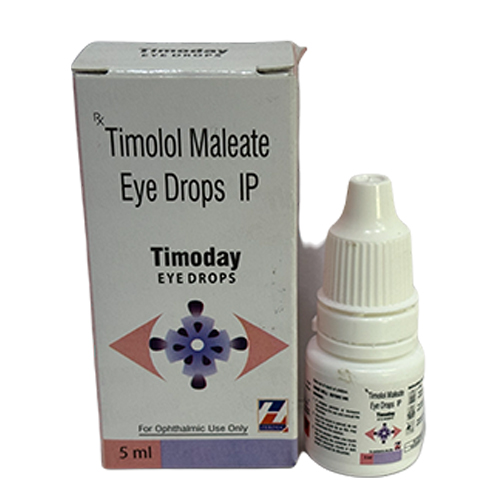 Product Name: Timoday, Compositions of Timoday are Timolol Maleate Eye Drops IP - Zerdia Healthcare Private Limited