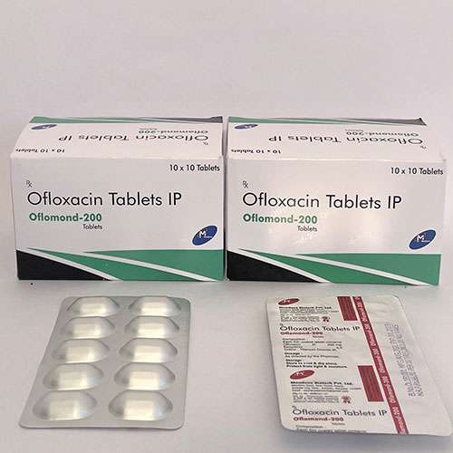 Product Name: Oflomond 200, Compositions of Ofloxacin are Ofloxacin - Mondove Biotech Pvt Ltd