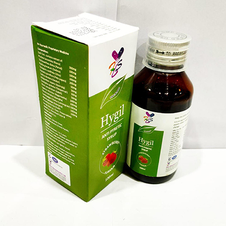 Product Name: Hygil, Compositions of Anti Pyretic Syrup are Anti Pyretic Syrup - Arvoni Lifesciences Private Limited