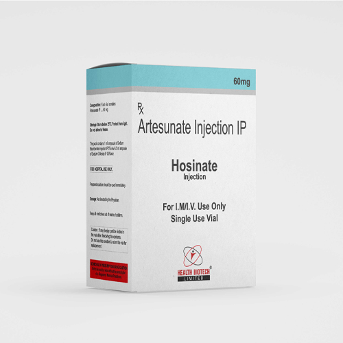 Product Name: Hosinate, Compositions of Hosinate are Artesunate Injection IP - Health Biotech Limited