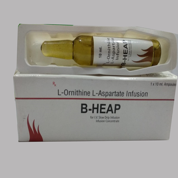 Product Name: B Heap, Compositions of B Heap are L Ornithine L Aspartate Infusion  - Biovista Lifesciences