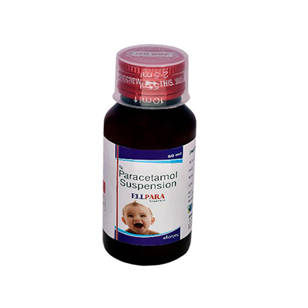 Product Name: Ellpara, Compositions of Ellpara are Paracetamol Suspension - Ellanjey Lifesciences