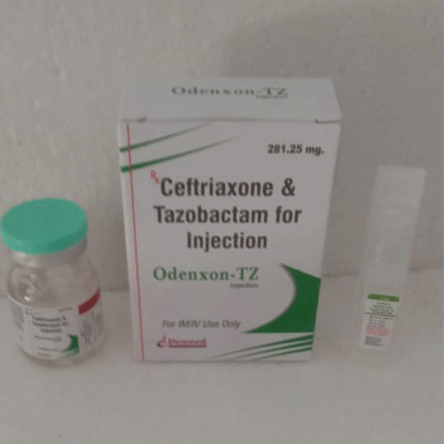 Product Name: Odenxon TZ, Compositions of Ceftriaxone & Tazobactam are Ceftriaxone & Tazobactam - Denmed Pharmaceutical