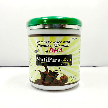 Product Name: Nutipira Choco, Compositions of Nutipira Choco are Protein Powder with Vitamins, Minerals - Hablar Healthcare