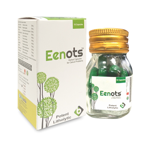 Product Name: EENOTS, Compositions of EENOTS are Potent Litholytic - Biopolis Lifesciences Private Limited